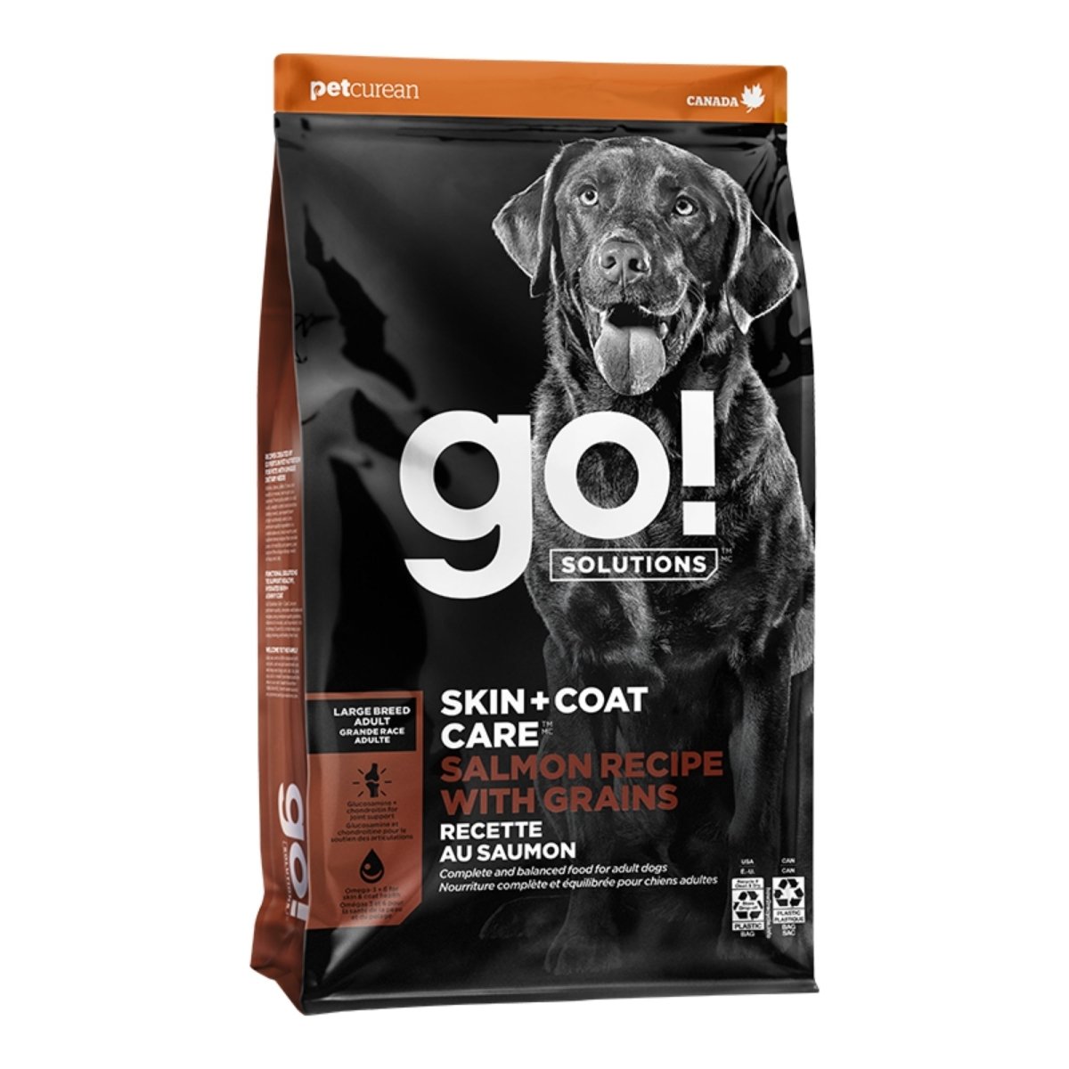 Go! Dog Skin & Coat Care Adult Large Breed Salmon With Grain 25Lb - Pets Perfect