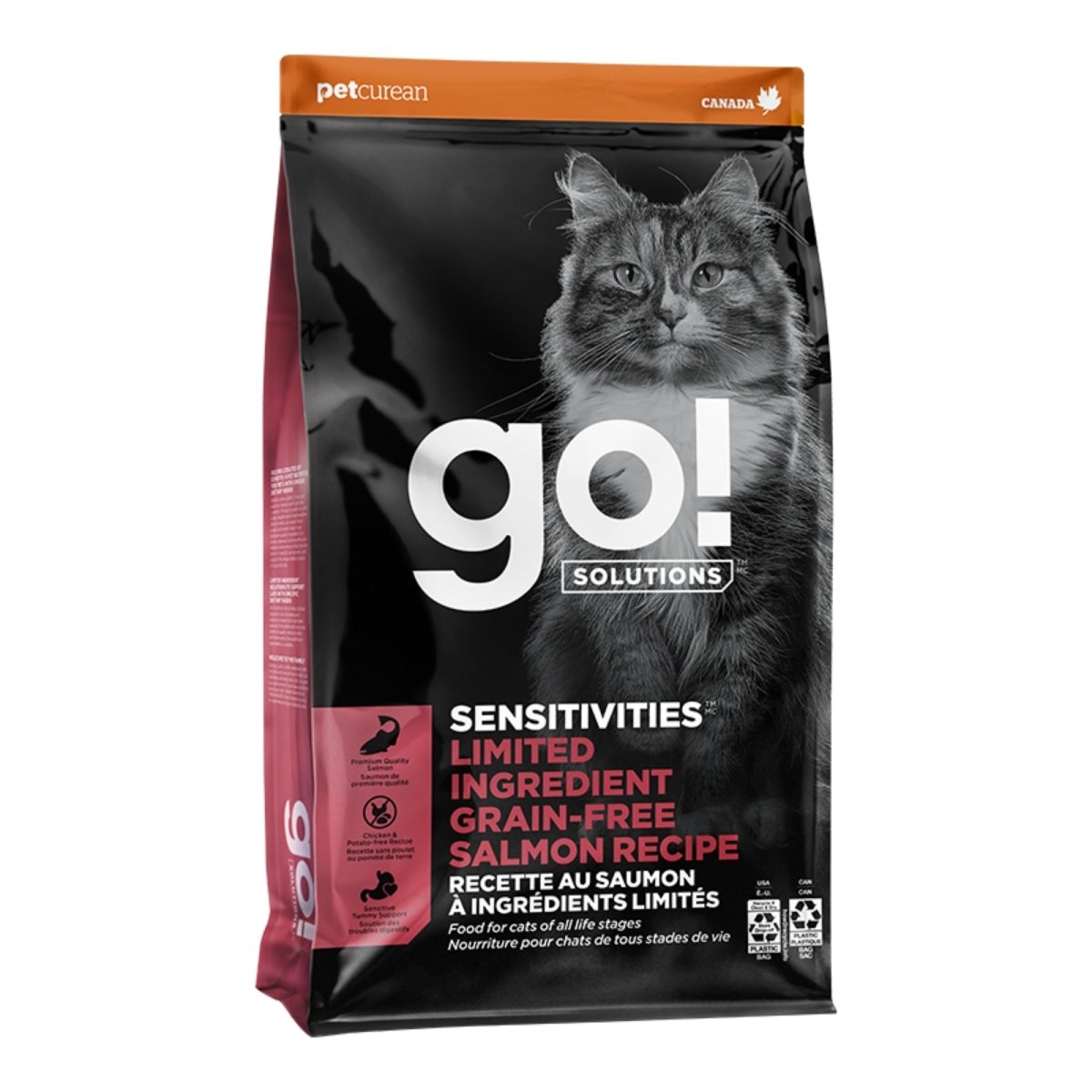 Go! Cat Sensitivities Limited Ingredient Grain Free Salmon 3Lb - Pets Perfect