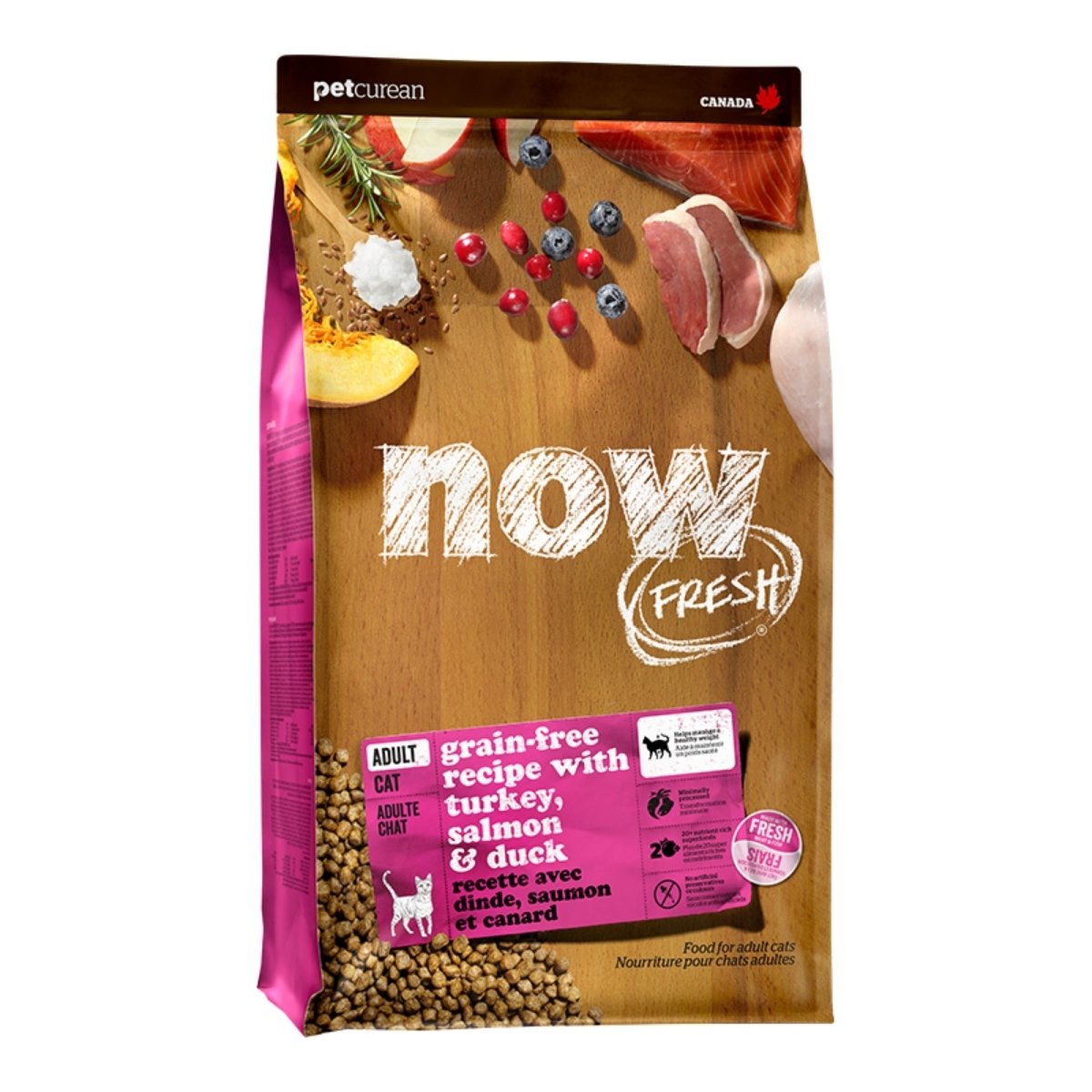 Now Fresh Cat Grain Free Adult Turkey 3Lb - Pets Perfect