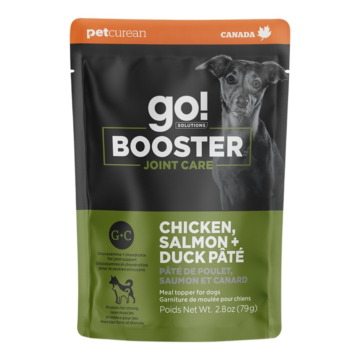 Go! Dog Booster Joint Care Pate Chicken, Salmon & Duck 2.8oz. (Case of 24) - Pets Perfect
