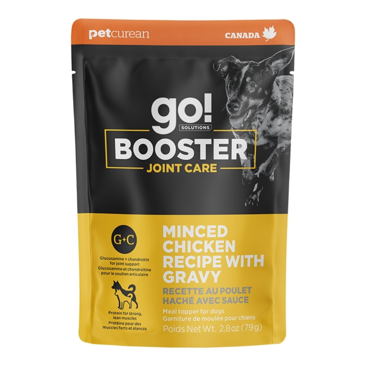 Go! Dog Booster Joint Care Minced Chicken 2.8oz. (Case of 24) - Pets Perfect
