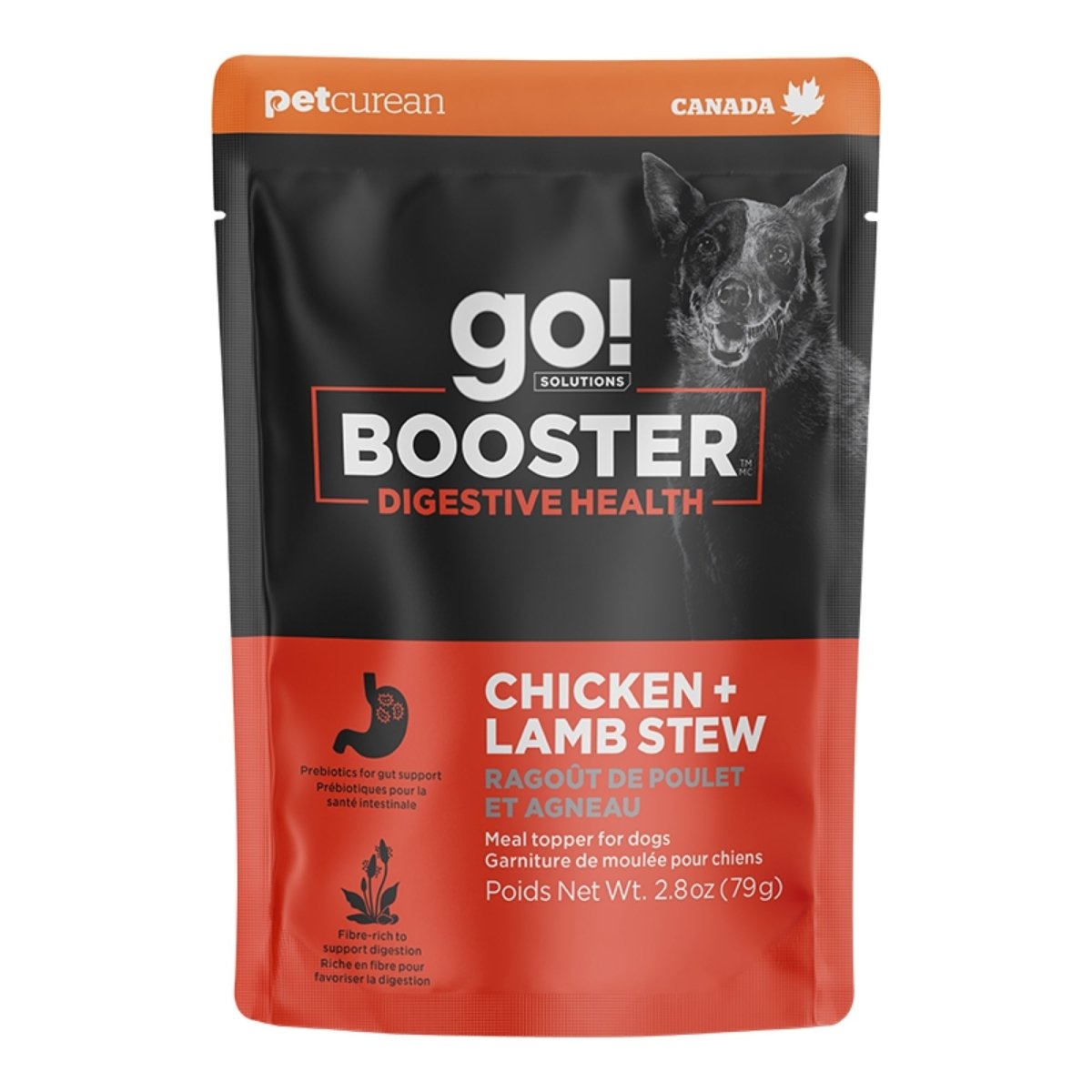 Go! Dog Booster Digestive Health Stew Chicken & Lamb 2.8oz. (Case of 24) - Pets Perfect