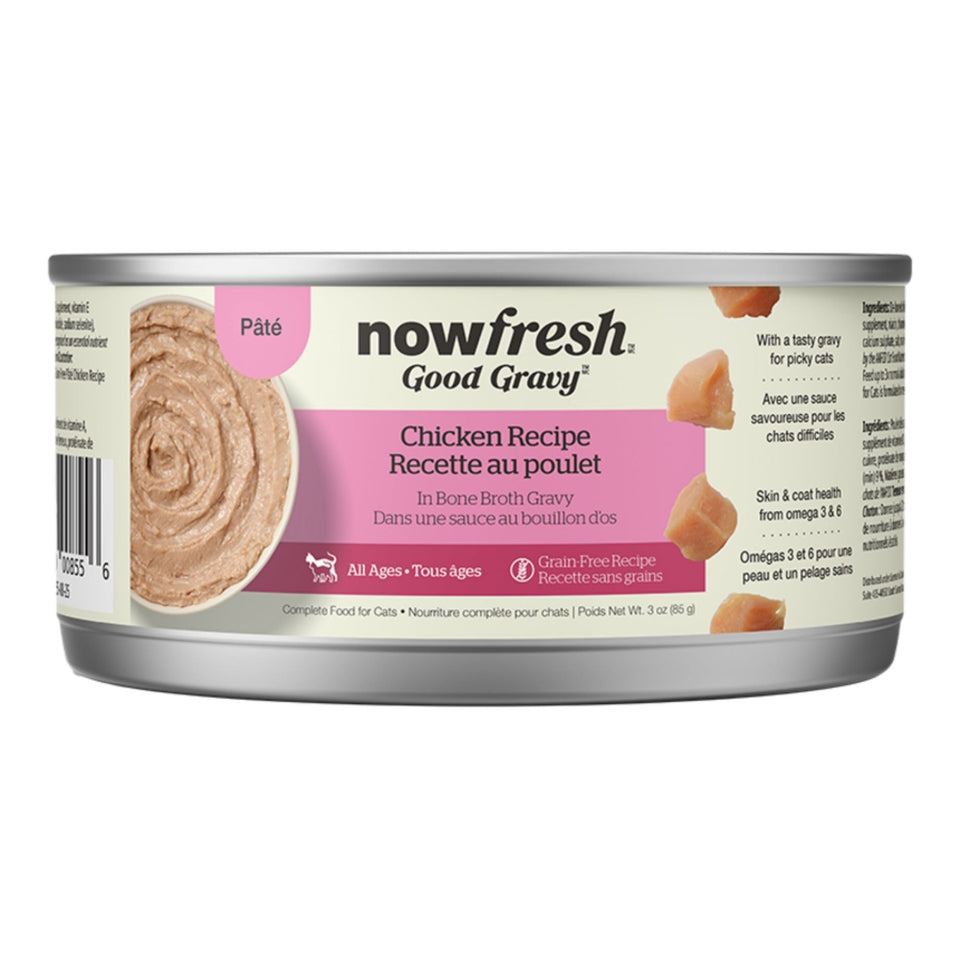 Now Fresh Cat Good Gravy Grain Free Pate Chicken Recipe 3oz. (Case of 12)