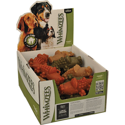 Whimzees Bulk Box Alligator Large, 30-Count