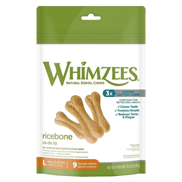Whimzees Ricebone, 19 oz Bag
