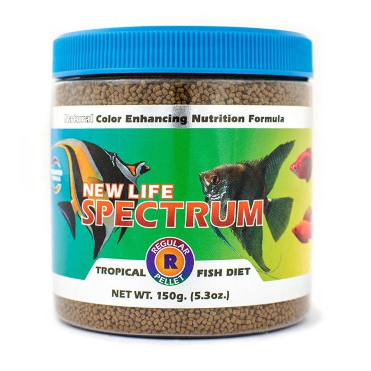 New Life Spectrum Tropical Sinking Pellets Fish Food 1ea/5.3 oz, Regular - Pets Perfect