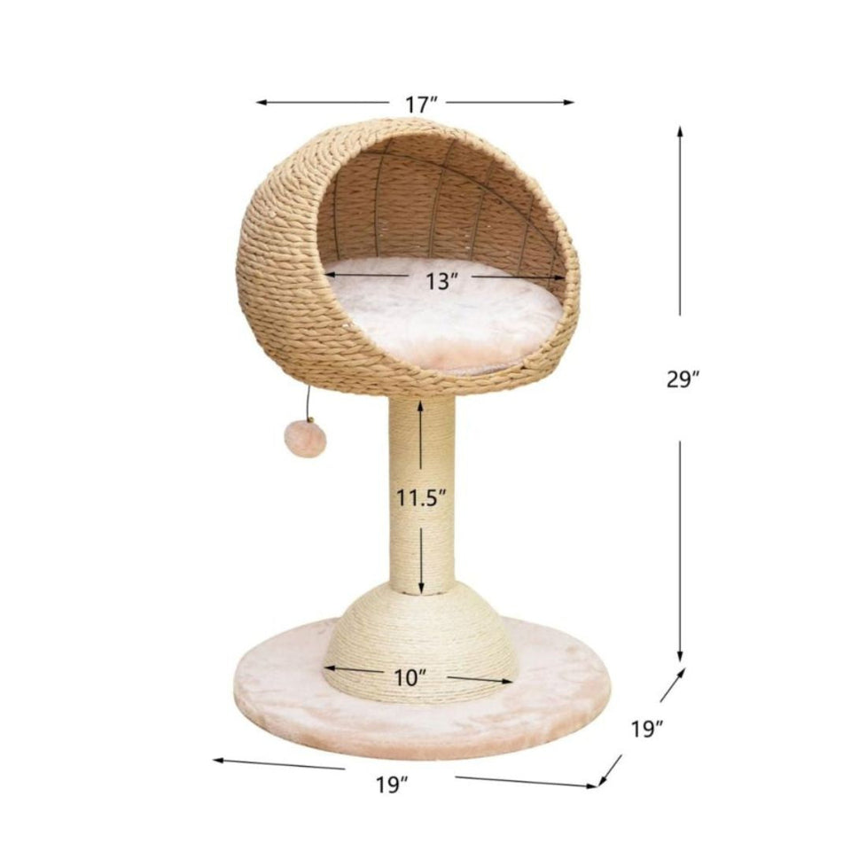 PetPals Lookout Cat Perch
Beige & Cream 29 in