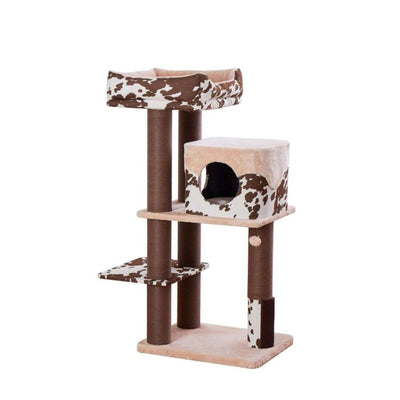 PetPals Cowboy Cat Tree
Brown Cow Print 50 in, XL