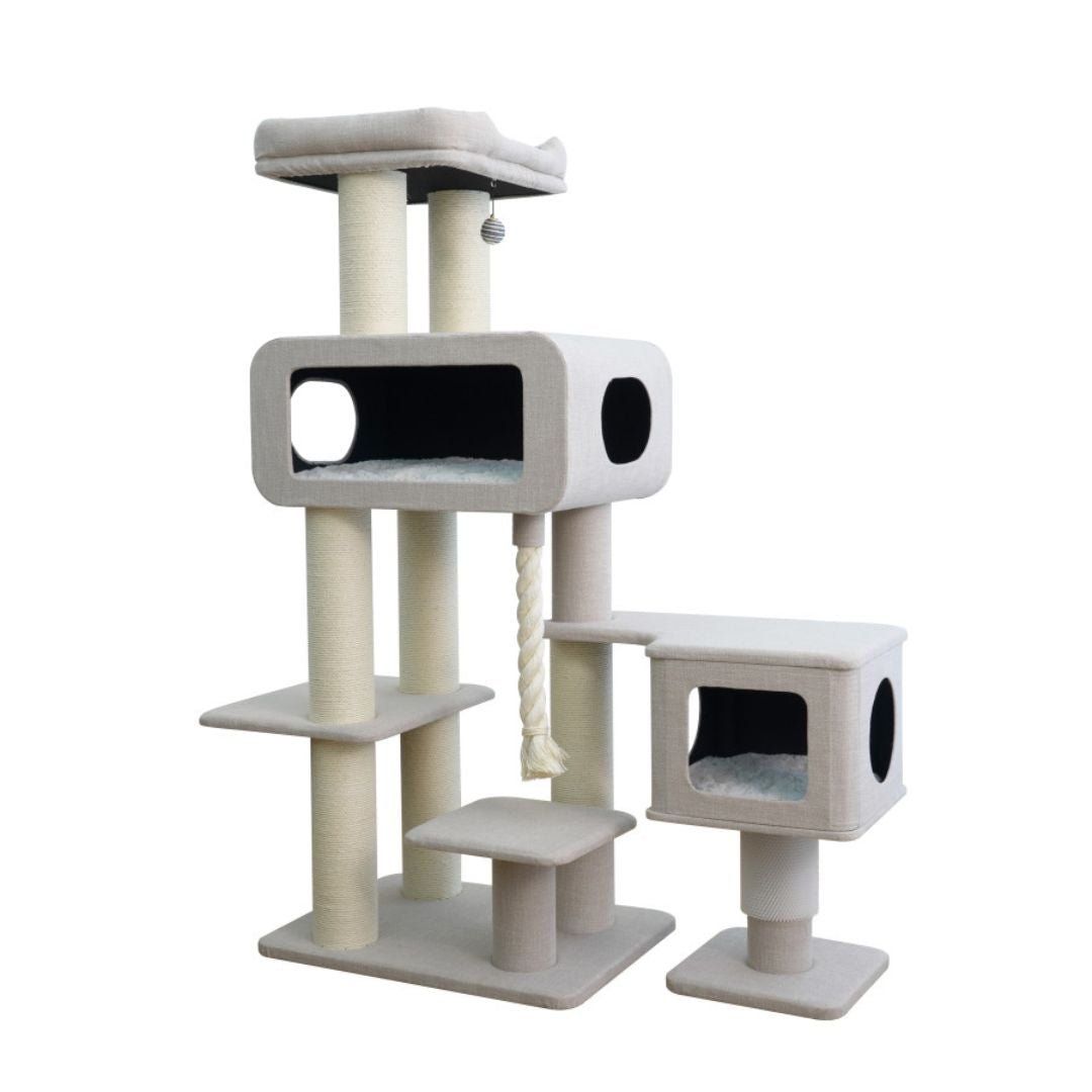 PetPals Ontario Maine Coon Cat Tree 70 in - Pets Perfect