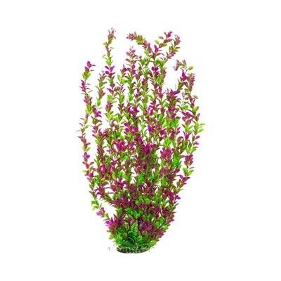Aquatop Aquarium Plant with Weighted Base Green, Pink 30 in Tall Default Title