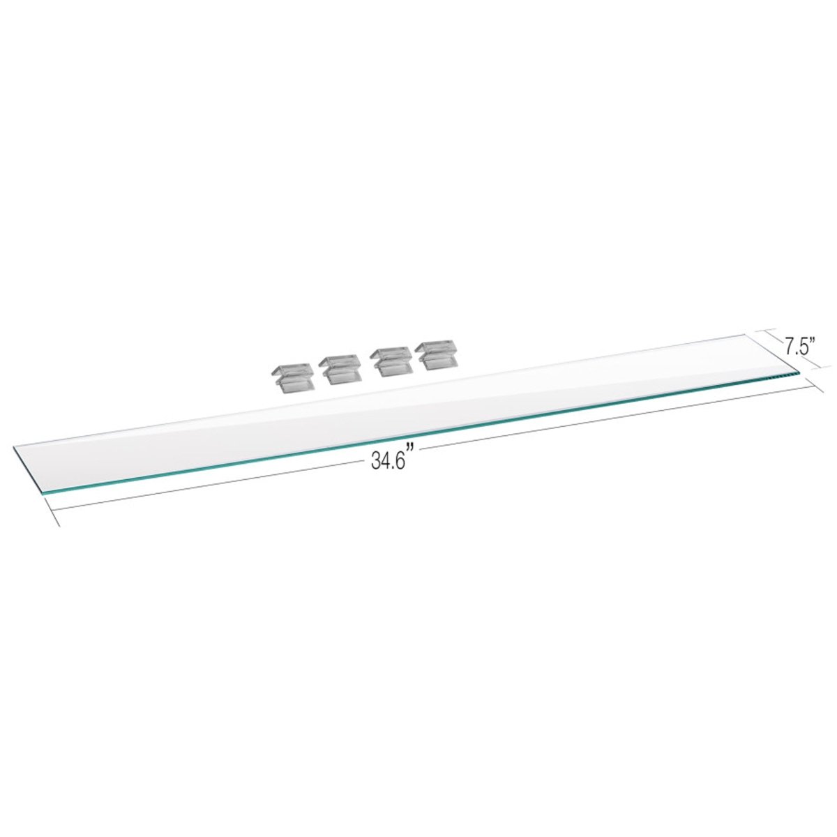 Aquatop Glass Lid Clips for the HCA12G Tank 1ea/12 gal - Pets Perfect