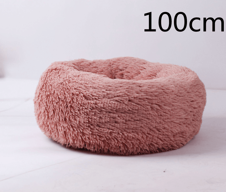 Cozy Haven: Luxurious Round Pet Bed For Winter Comfort - Pets Perfect