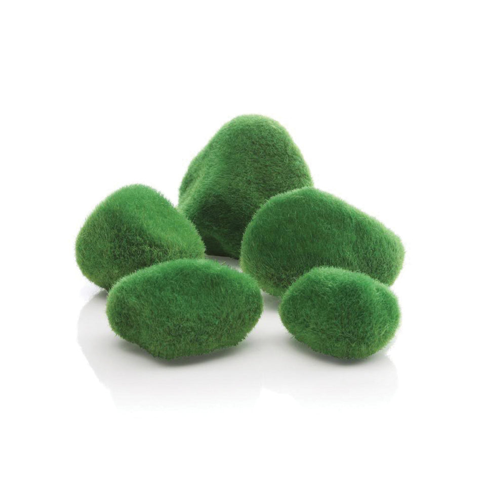 BiOrb Moss Pebbles Aquarium Ornament Green