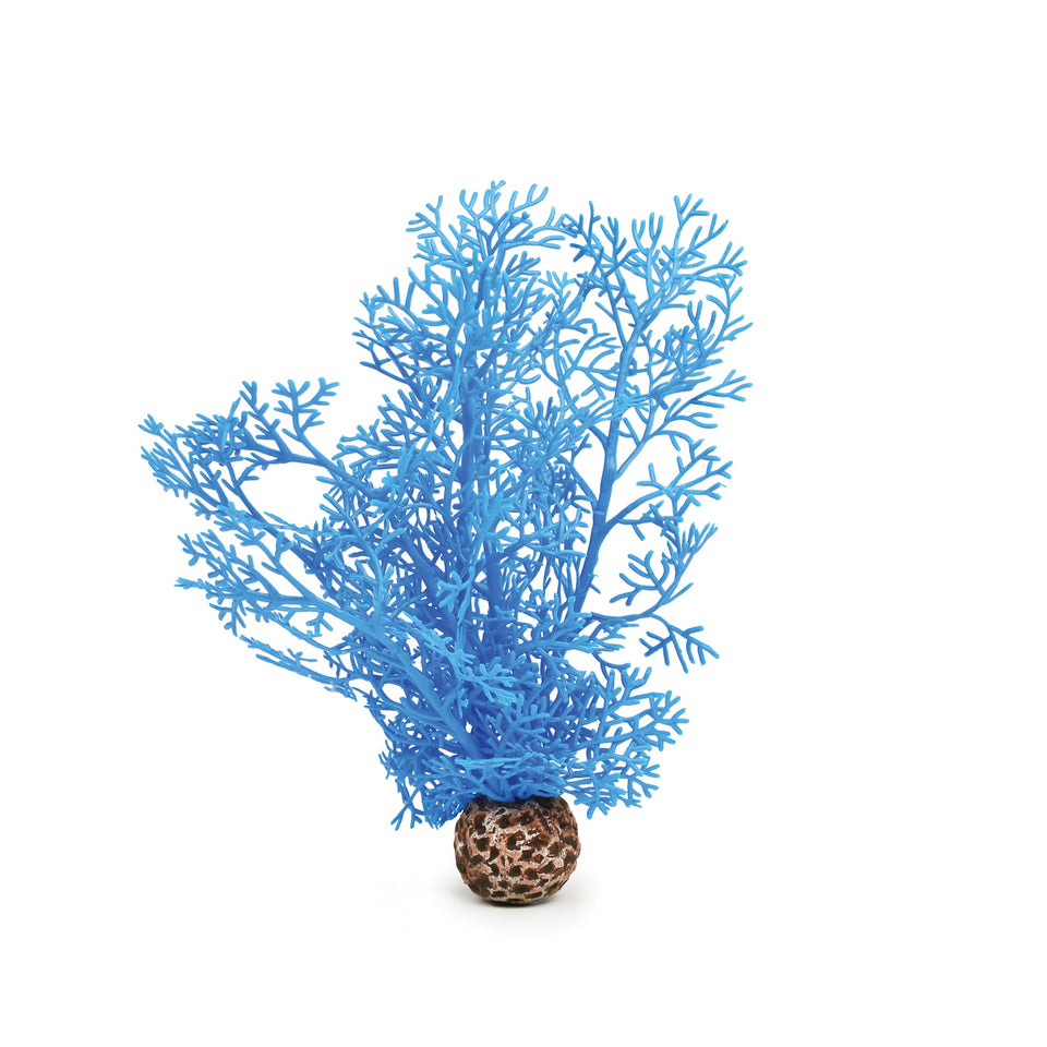 BiOrb Sea Fan Aquatic Plant Blue 7.87 in, Small