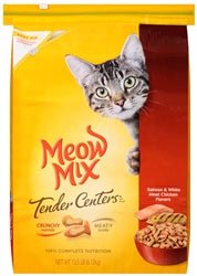 Meow - Mix Tender Centers Dry Cat Food Salmon & Chicken 13.5lb - Pets Perfect