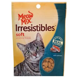 Meow - Mix Irresistibles Soft Cat Treats Salmon 5ea/3 oz - Pets Perfect