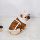 Plush Zipper Warm Faux Leather Dog Jacket - Stylish Winter Pet Coat - Pets Perfect
