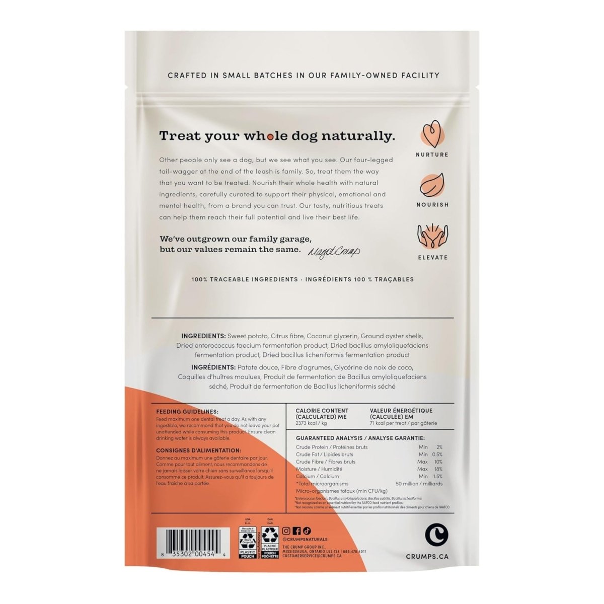 Crumps Naturals Dog 10Pk Plaque Busters Advanced Whole Mouthcare - Pets Perfect