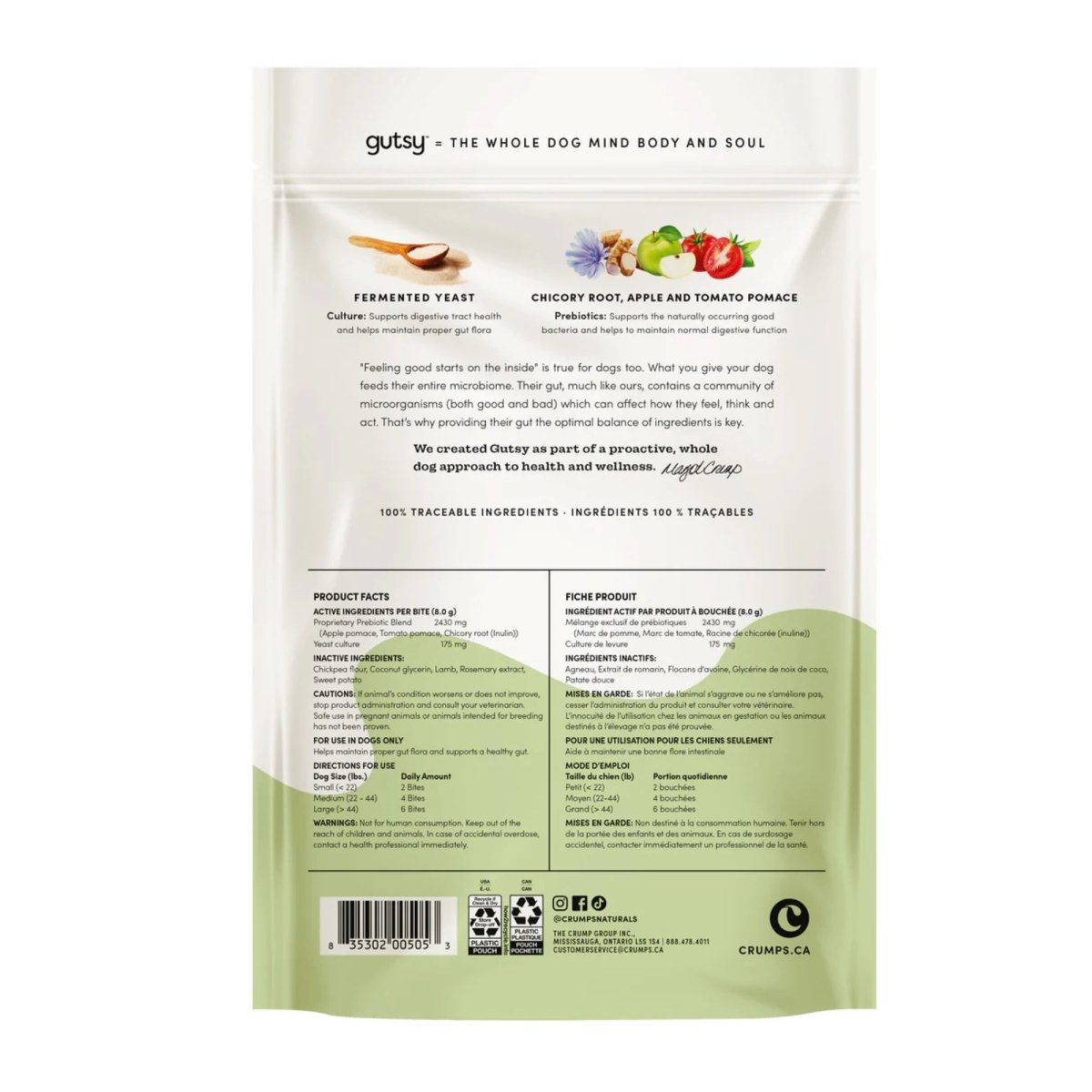 Crumps Dog 4.6oz. Gutsy Balance Bites - Pets Perfect