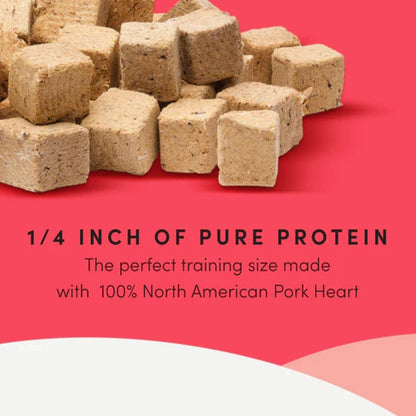 Crumps Dog 4.06oz. Mini Trainers Freeze - dried Pork Hearts - Pets Perfect