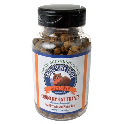 Grizzly Super Cat Treats for Cats, Wild Salmon, 5 oz, 300+ ct