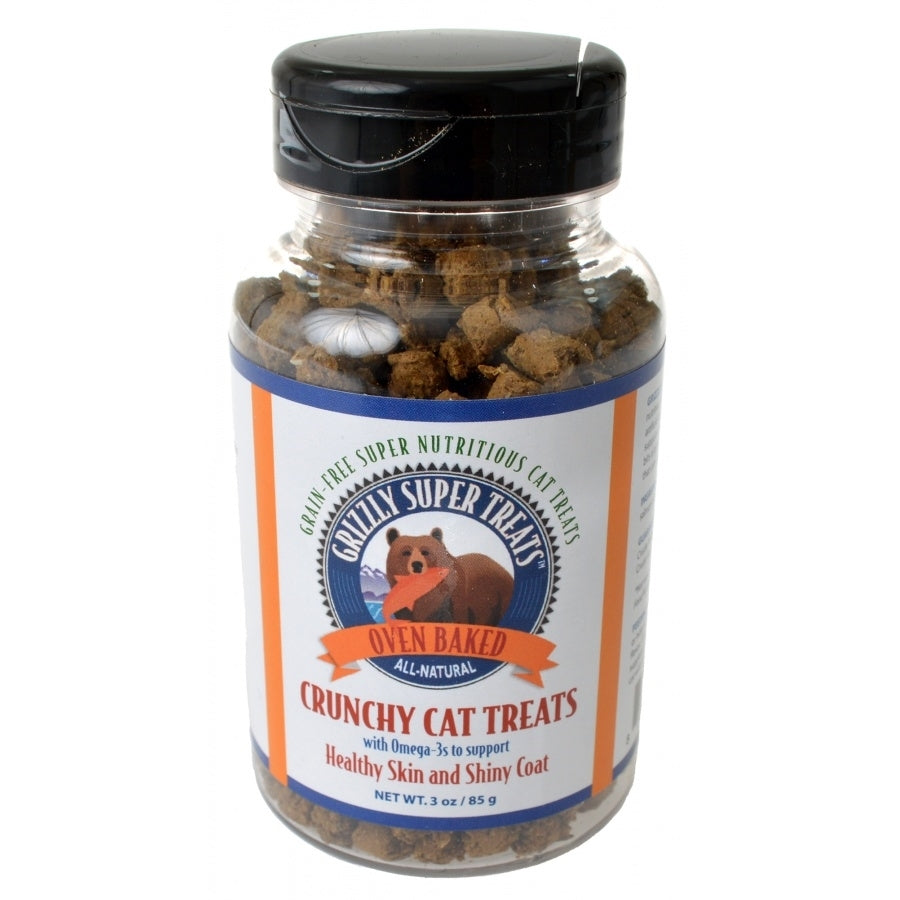 Grizzly Super Cat Treats for Cats, Wild Salmon, 5 oz, 300+ ct