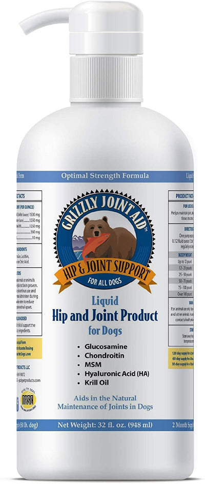 Grizzly Dog Joint Aid Liquid, 16 oz