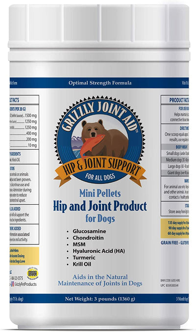 Grizzly Dog Joint Aid Pellet 48 oz