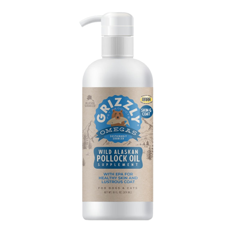 Grizzly Dog Pollock Oil, 16 oz