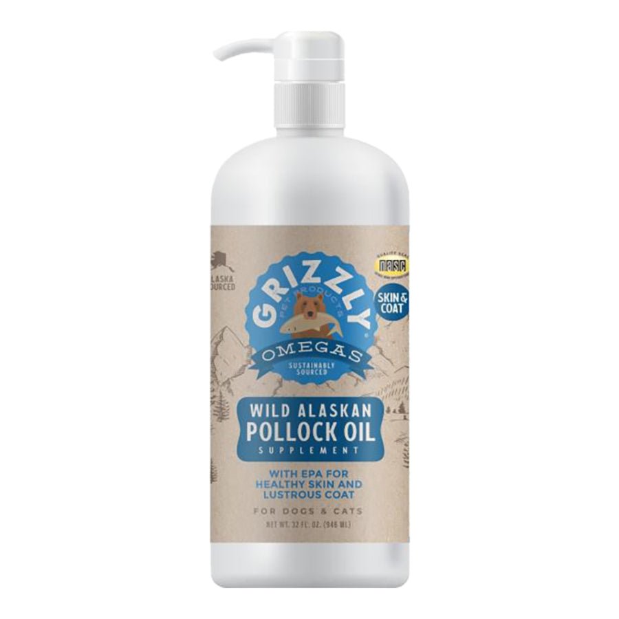 Grizzly Dog Pollock Oil 32Oz - Pets Perfect