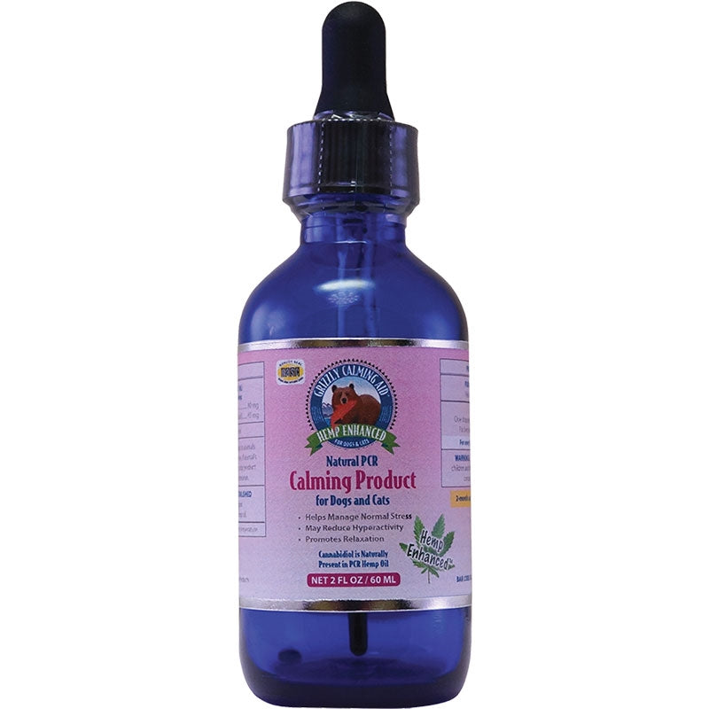 Grizzly Hemp-Enhanced Calming Aid for Dogs & Cats 2 oz