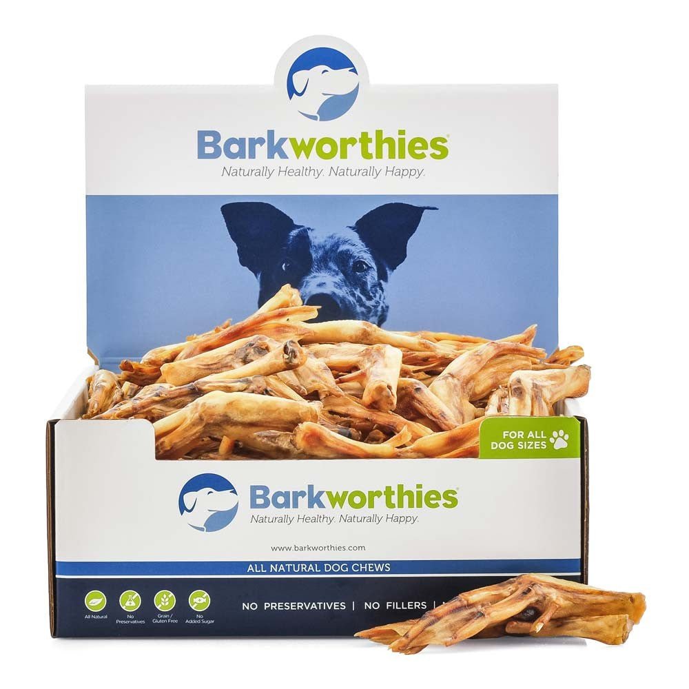 Barkworthies Duck Feet 50ea/35 ct - Pets Perfect