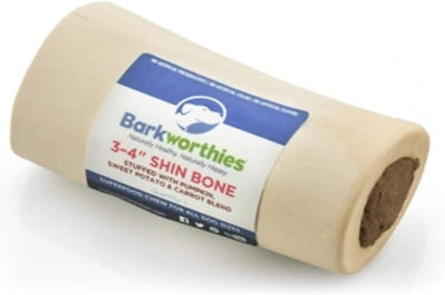 Barkworthies Stuffed Shin Bone Pumpkin, Sweet Potato, Carrot, 34 in, 15 ct