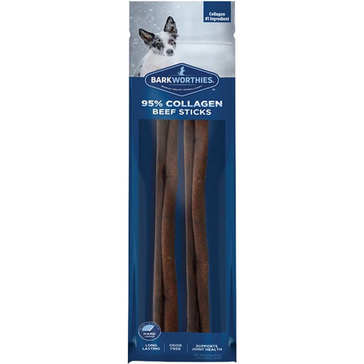 Barkworthies 12" Grain - Free Collagen Sticks – Beef Collagen | Case of 6 - Pets Perfect