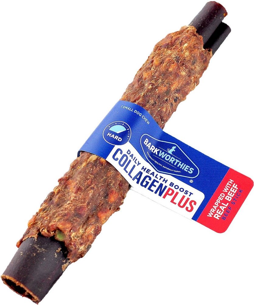 Barkworthies CollagenPlus Beef Stick Dog Treat 50ea/6 in, 50 ct - Pets Perfect