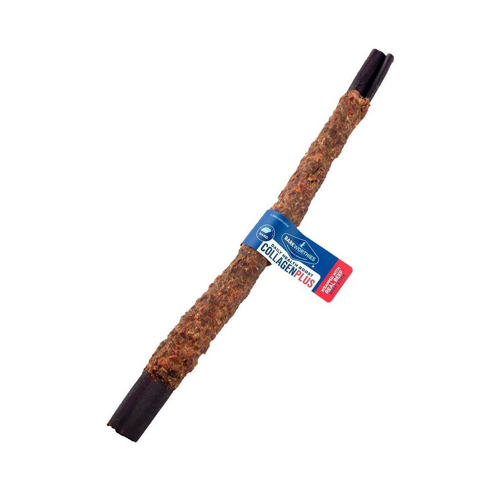 Barkworthies CollagenPlus Beef Stick Dog Treat 25ea/12 in, 25 ct - Pets Perfect