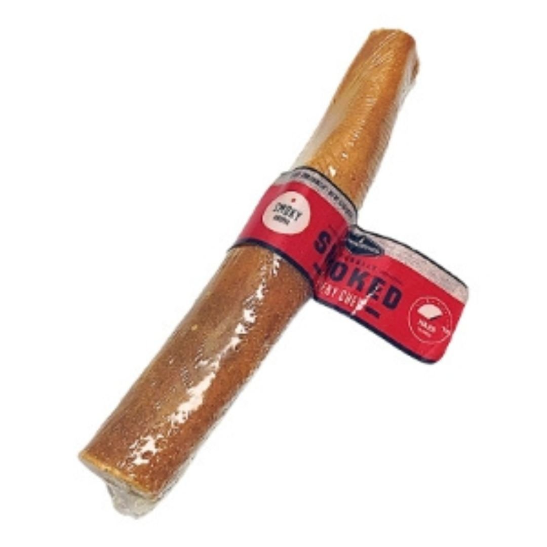 Barkworthies – Long - Lasting Smoked Beef Cheek Chew 6" Dog Treat | Case of 50 - Pets Perfect