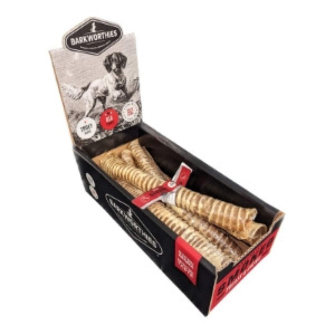Barkworthies Smoked Trachea Dog Treat 6ea/1012 in - Pets Perfect