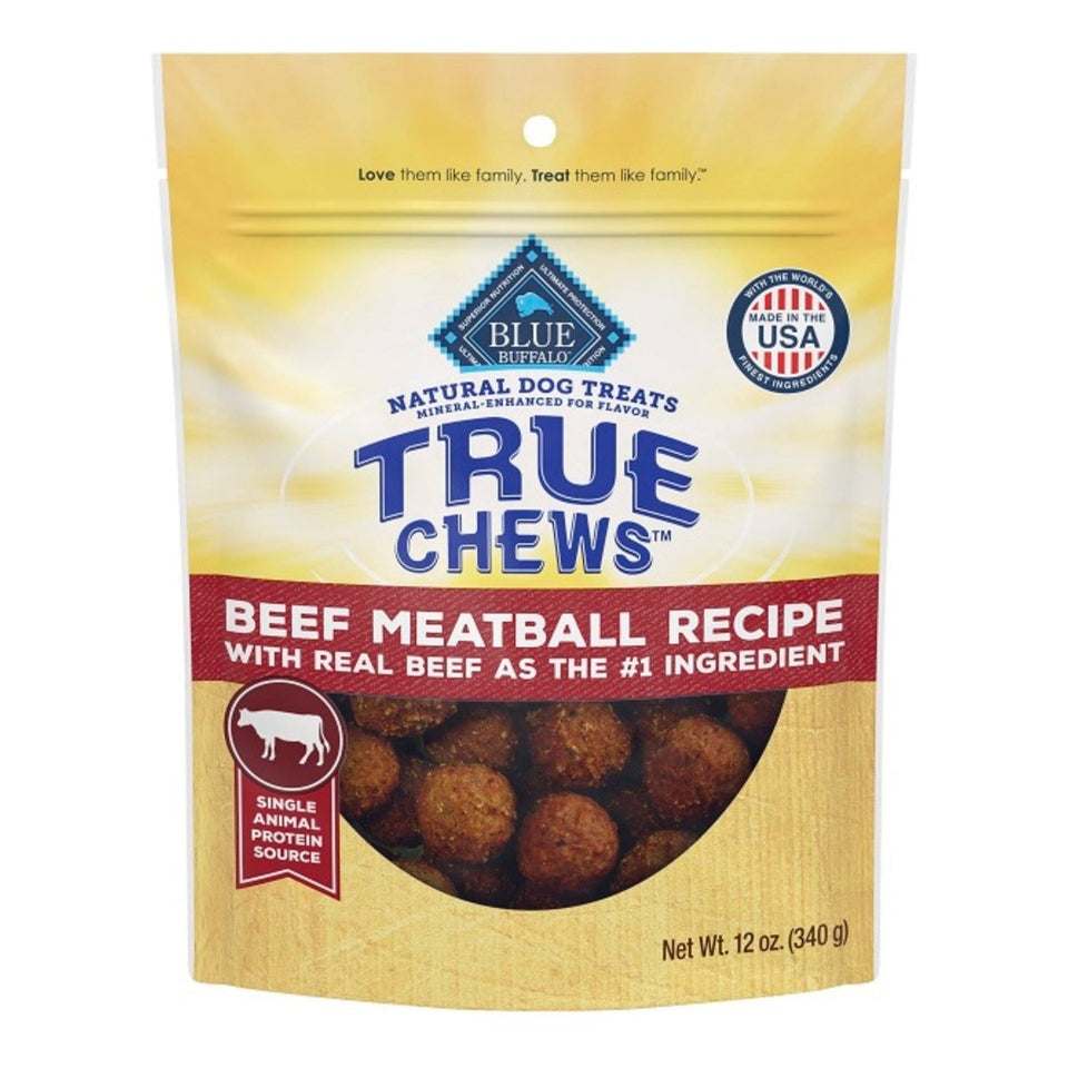 Blue Buffalo True Dog Chews 12 oz. Meatball Beef