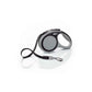 Flexi New Comfort Retractable Tape Dog Leash Grey 1ea/10 ft, XS, Up To 26 lb - Pets Perfect