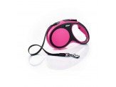 Flexi New Comfort Retractable Tape Dog Leash Pink 16 ft, Medium, view 2