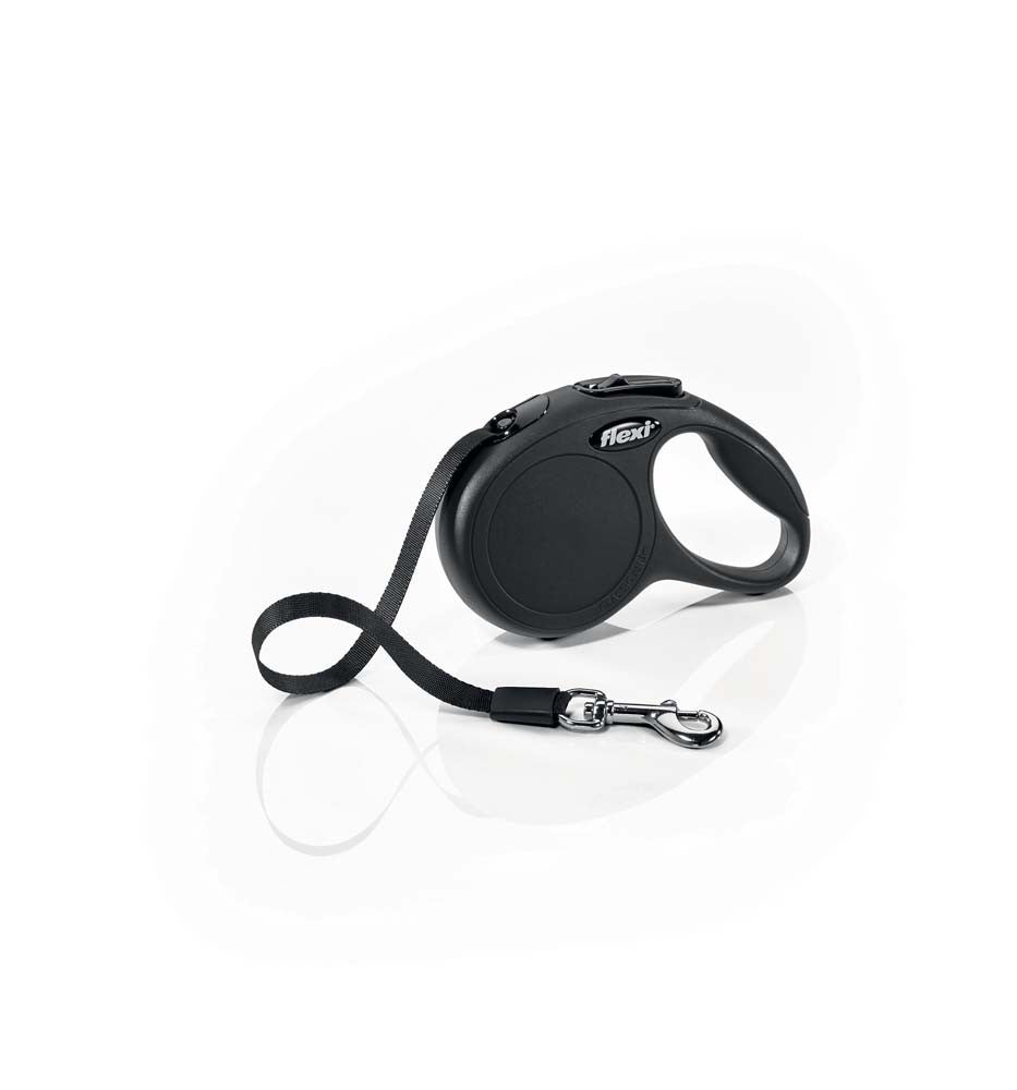 Flexi Flexi Classic Nylon Cord Dog Leash Black 1ea/10 ft, XS, Up To 26 lb - Pets Perfect