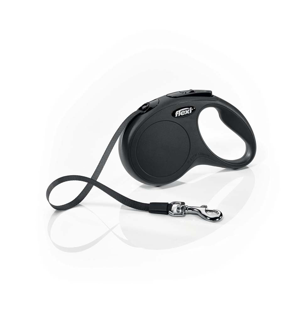 Flexi Flexi Classic Nylon Cord Dog Leash Black 1ea/16 ft, SM, Up To 33 lb - Pets Perfect