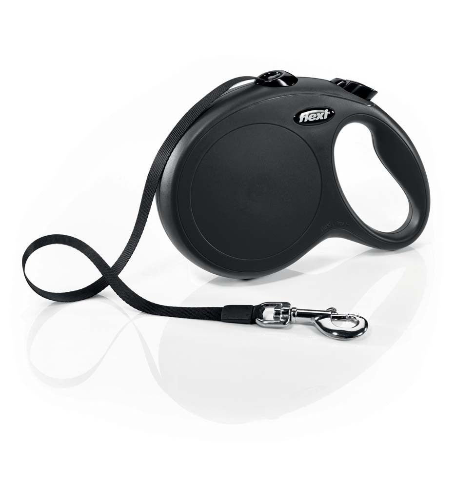 Flexi Flexi Classic Nylon Cord Dog Leash Black 1ea/16 ft, LG, Up To 132 lb - Pets Perfect