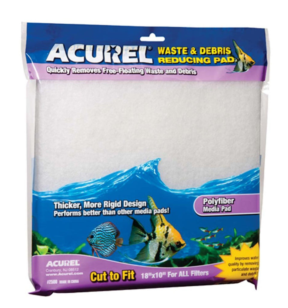 Acurel Cut to Fit Infused Media Pad White, 18 x 10