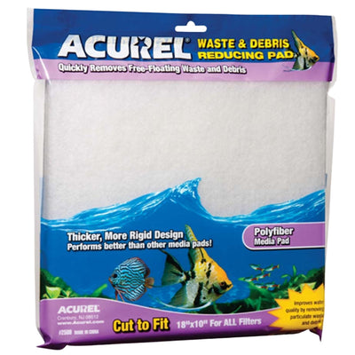 Acurel Cut to Fit Poly Fiber Filter Media Pad White 18 in x 10 in Default Title