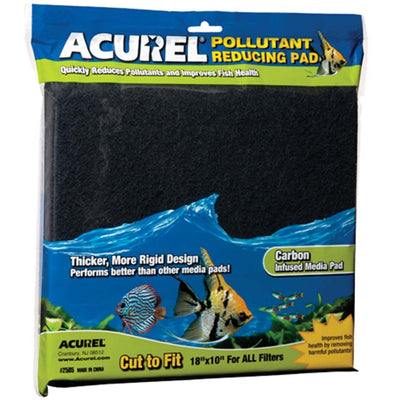 Acurel Cut to Fit Carbon Filter Media Pad Black 18 in x 10 in Default Title