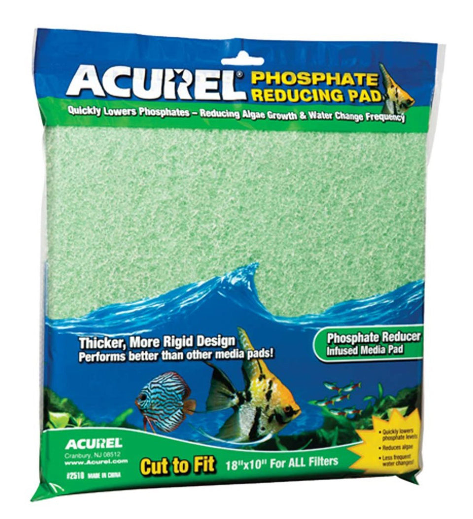 Acurel Cut to Fit Infused Media Pad Phosphate Reducing, Green, 18 in x 10 in