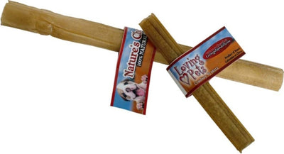 Loving Pets Pressed Rawhide Sticks - Natural 10", 20 ct