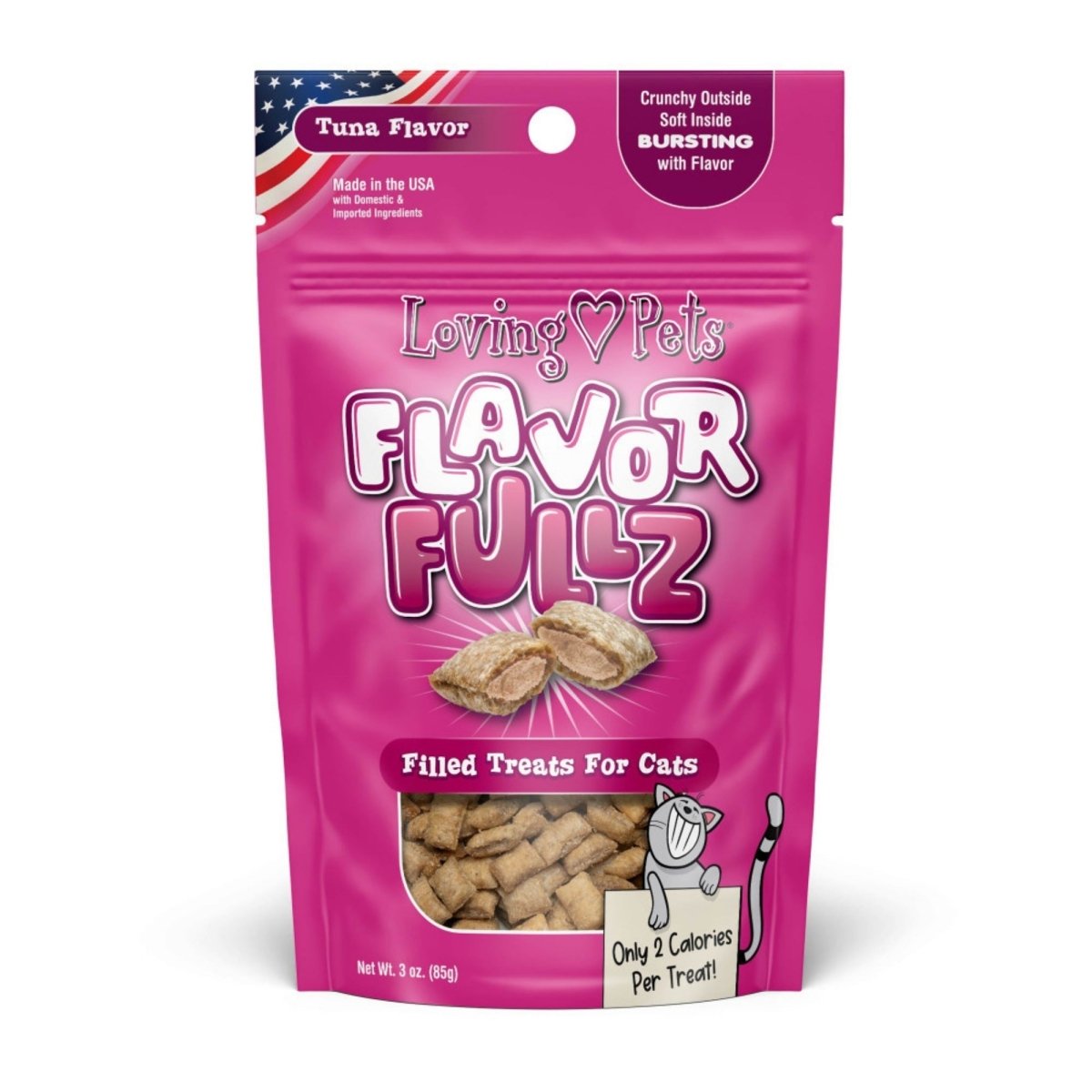 Loving Pets Flavorfullz Filled Cat Treats Tuna, 1ea/3 oz - Pets Perfect